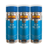 3X Hycote Blue Spray Paint 400ml Spray Paint